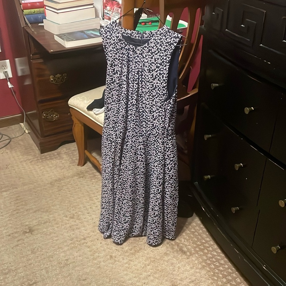 Navy dress from banana republic